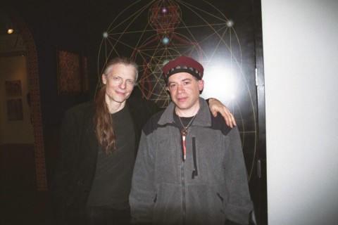 jonzalexgrey Alex Grey and Jonathan Zap at COSM