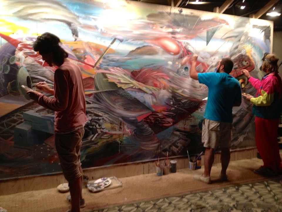 mirror mural
